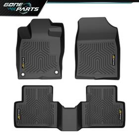 1204 Goneparts 8 Fit For 2016-20 Honda Insight Civic Coupe/sedan Tpe Floor Mats Front And 2nd Seat