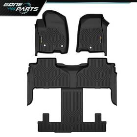Goneparts020625 Goneparts All Weather 3d Tpe Floor Mats Fit For 2021-2024 Chevrolet Tahoe/gmc Yukon