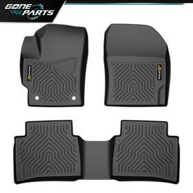 Goneparts1024 Goneparts 1 All Weather Floor Mats Fit For 2020-2024 Toyota Corolla 3d Tpe Rubber Liner 3pcs