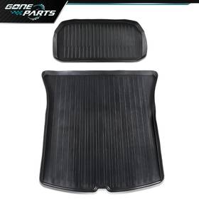 Goneparts1217 Goneparts 2 Fit For 2020-2024 Tesla Model Y Tpe Front Rear Trunk Mats Storage Cargo Liner