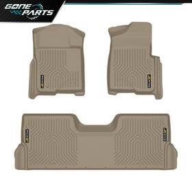 Gps250918-3 Goneparts 3d Molded Tpe Floor Mats Liners Fit For 09-14 Ford F-150 Supercrew Cab