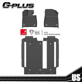 0320-4 Gplusmotor Gp Tpe Floor Mat Liner Fit For Toyota Sienna 8 Seat Heavy Duty Car 2021-2025