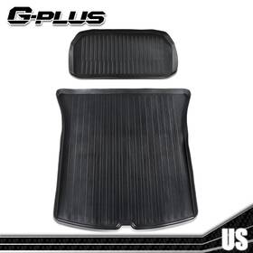 Gpl27827031 Gplusmotor Fit For 20-24 Tesla Model Y Weather Tpe Trunk Mats Cargo Liner Injection