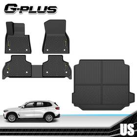 Gplus09081726 Gplusmotor Floor Mats Liner Trunk Mat Fits Bmw X5 2019-25 All Weather Molded 3d Black 4pcs