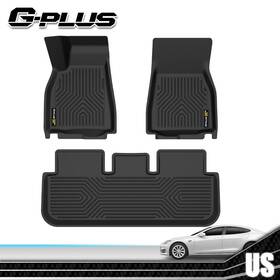 Gplus09221547 Gplusmotor Floor Mats Liners All Weather Tpe Fit For 2021 2022 2023 2024 Tesla Model S