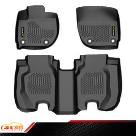 Gd042601 Grandorange Fit 3d Molded Tpe All-weather Floor Mats Liners For 2015-2020 Honda