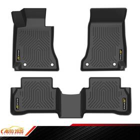 Gd071414 Grandorange Floor Mats All Weather Carpet Liner Fit For 2015-2021 Mercedes Benz C-class Car