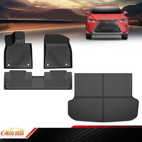 Gd071502 Grandorange Tpe Floor Mats Cargo Liner Fits 2023-2025 Lexus Rx350/rx350h/rx500h All Weather