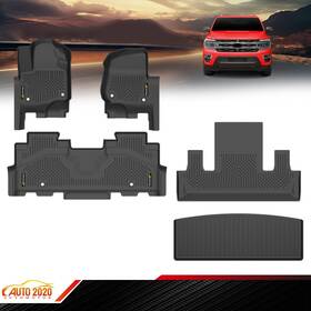 Gd082904 Grandorange 3d Floor Mats Cargo Liner Fits 2018-2025 Ford Expedition 2nd Row Bucket Seats