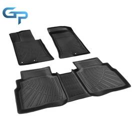 Greatparts Gre272520 3pcs Liners For Hyundai Sonata 2011 2012 13 14-2015 Black Floor Mats Front Rear