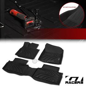 Gtfmlsanta195s1920aa Gtracers For 2019-2020 Santa Fe 3d Molded Tpe Rubber All Weather Carpet Floor Mats Liners