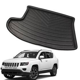 2090yf025 Gzyf 1pc Rear Trunk Mats Liner Cargo Floor Tray For Jeep Compass 2007-2016 08 09