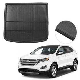 2090yf047 Gzyf 1pc Car Rear Trunk Mats Liner Cargo Floor Tray Fit 2015-2018 16 Ford Edge Black