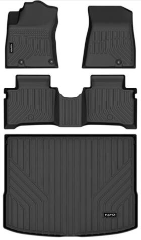 Hafidi 749753098048 Floor Mats And Cargo Liner Set Fit For 2023 2024 2025 Kia Niro Hybrid