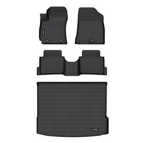 Hafidi 759135323217 All Weather Car Floor Mats And Cargo Liner Set For Hyundai Kona 2024 2025 Not
