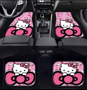 Hello Kitty Hk-1008 4-hello Car Floor Mats/universal Cars Suvs Trucks Read