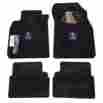 Hem-mat-saa-32oz-2ply-sdn-93 Ultimat By Lloyd Mats 2003-2011 Saab 9-3 93 Sedan Floor Charcoal Grey Color Heraldic Griffin Logo 740843641359