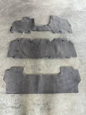 4car-cp209gr Hero Honda Original Oe Fits 11-17 Odyssey Floor Mats Carpet Front And Rear Nylon Gray 3pc Set
