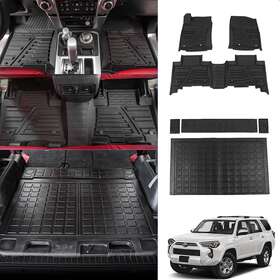 Hightech Auto Parts 754631968634 Fit 2010-23 Toyota 4runner Trunk Mat Floor Mats With Sliding Tray