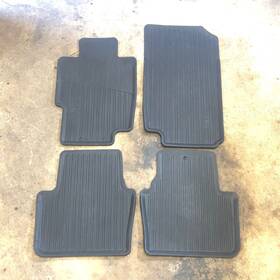 08p13-sep-1000-a3 Honda 04 05 06 07 08 Acura Tl Rubber Floor Mats Front Rear Driver Passenger Black