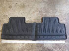 08p13-sna-100 Honda 2006-2011 Civic Oem Black Rubber Rear Floor Mat All Weather