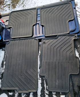 08p13-t2a-110accord Honda Accord 13-17 Genuine Oem 4dr Black All Season Floor Mat Set 08p13-t2a