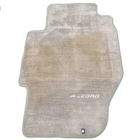 08p15-s84-1020-02 Honda Accord Oem 1999-2002 Carpet Front Left Driver Floor Mat Embroidered Taupe