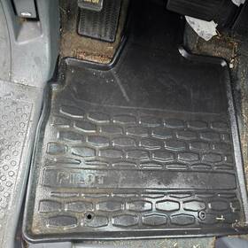 08p17-s9v-300a Honda 2004-2008 Pilot Floor Mat Black All Weather Rubber Oem Weatherproof Set