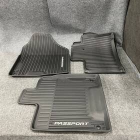 08p17-tgs-110a Honda Passport All Season Floor Mats Black