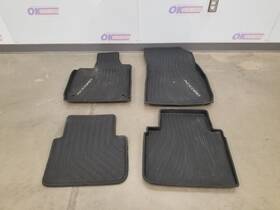 222.ho1s23 Honda 23 2023 Accord Lx Complete Rubber Floor Mat Set Black