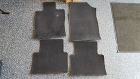 232.ho1d17 Honda Set Of Floor Mats Black 2017 Civic Hatchback