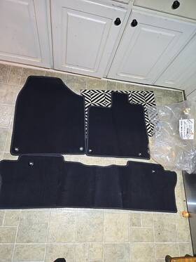 83600-t6z-a010m1 Honda 6590000022221790 Ridgeline Oem Carpet Floor Mats Black Nh900l 2017-2024