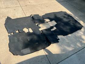 83301-scv-a91 Honda Element 07-10 Sc Interior Floor Carpet Covering Front/rear Black Oem