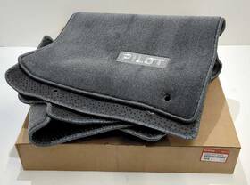 83600-s9v-a00zb Honda New Oem Genuine Carpeted Floor Mats 2003-2008 Pilot Dark Grey 4 Piece Set