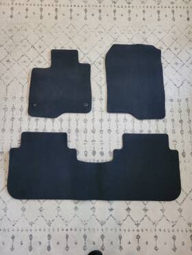 Oed-cp208bk Honda Cr-v 2017 To 2022 Oem 3pcs Carpet Floor Mats Front And Rear - Black
