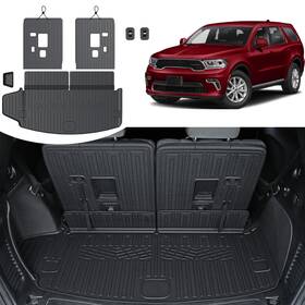 Cxhw2024dd0001g  Houclemic Cargo Mat With Backrest For 2016-2025 Dodge Durango