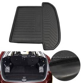 Hukyu 550742527476 Rear Trunk Tray Cargo Boot Liner Mat For Kia Sorento 7 Seats 2015-2021 Black