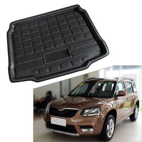 Hukyu 550742968194 Rear Trunk Floor Mat Boot Carpet Luggage Tray For Skoda Yeti 5l 2009-2017 2016