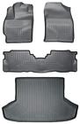 Hus-pri-front-2nd-trunk-silver Husky Liners Silver Front Row Trunk For Toyota Prius