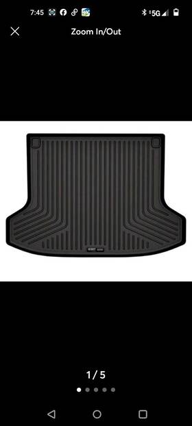 25031 Huskey Custom Weather Beater Cargo Liner For 2022-24 Infiniti Qx55 Heavy Duty