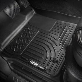 94061 Husky For Ford F-350 Super Duty 17-24 Floor Liners Weatherbeater 1st And 2nd Row
