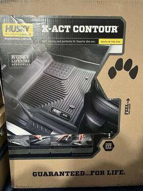 54100 Husky Liners X-act Contour Front Floor Cocoa Brown