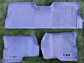 99142 Husky Liners Grey Weatherbeater Floor Mats Fits 2019 - 2025