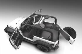 Hbtjk11f2 Husky Liners For 11-17 Jeep Wrangler Jk 2dr Incl. Heat Shields Guardian Impact