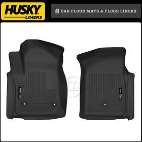 54981 Husky Liners X-act Contour Floor Mats Front For 19-25 Silverado Sierra 2 Door