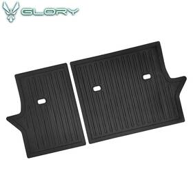 Hyper Glory Cps1-trav419-1-bk Hg Fits 19-24 Toyota Rav4 2pcs Backrest Mats Rear Seat Back Cover Liner Pad Tpe