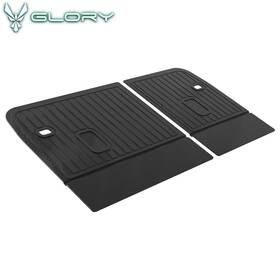 Cpt1-mcx902478-1-bk Hyper Glory Hg Fits 24-25 Mazda Cx-90 7/8 Seats Backrest Mats Tpe Rear Seat Back Cover 2pcs Set
