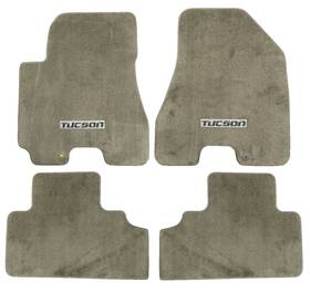08140-2e610-z9 Hyundai Oem 2004-2009 Tucson 4pc Mat Beige Carpet Floor Mats