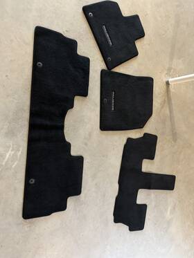 Hyundai 702602845477 Palisade 2020-2025 Black Floor Mats
