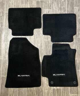 Abf14-ac000 Hyundai Elantra 4pc Mat Black Carpet Floor Mats Oem 2021-2023